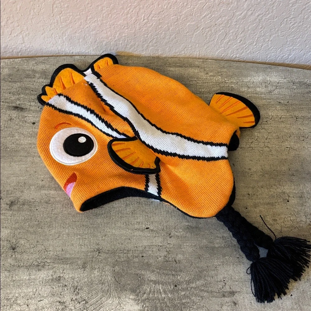 Finding Nemo Plush Clownfish Ear Flap Winter Hat – One Size